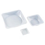 DISH,WEIGHING,PLASTIC,SQUARE,100ML,PS,500 EA/CS