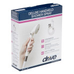 Handheld Shower Spray with Diverter Valve, White , Standard Size