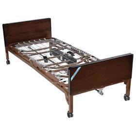 BED,HOSPITAL,SEMI ELECTRIC,LIGHT,BROWN,36IN