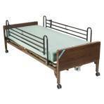 BED,HOSPITAL,SEMI ELECTRIC,LIGHT,BROWN,36IN