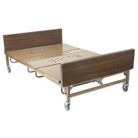 BED,HOSPITAL,ELECTRIC,ADJUSTABLE,BROWN,54IN