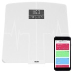 SCALE,DIGITAL,HEART RATE,SMART APP,TEMPERED GLASS,WHITE