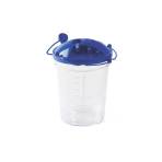SUCTION CANISTER WITH TURRET LID 1500CC,45 EA/CS