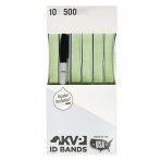 ID BANDS,GREEN,10"x1",500/CS