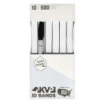 ID BANDS,WHITE,10"x1",500/CS