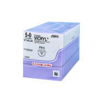 SUTURE,VICRYL POLYGLACTIN 910,5-0,PS-4,18IN,UNDYED,12/BX