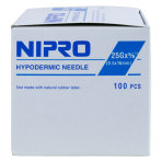 Nipro Syringe and Needle, 3mL, Luer Lock, 25G X 5/8 in., Hypodermic, 100/BX, JD plus 03L2516