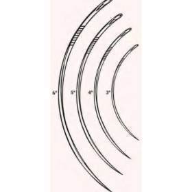 NEEDLE,HEAVY DUTY SUTURE,3/8" CURVED,#6