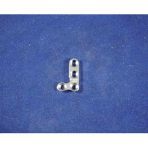 T-PLATE,2MM T 4 HOLE ANGLE R,18MM
