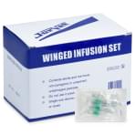 IV set, winged infusion, 21G, 12" tubing, sterile, 100/bx