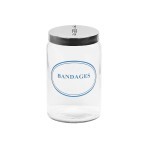 JAR,GLASS FOR BANDAGES