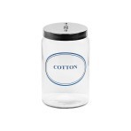 JAR,GLASS FOR COTTON