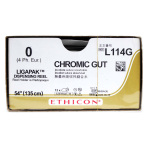 SUTURE,CHROMIC GUT,0,NO NEEDLE,54IN,UNDYED,12/BX