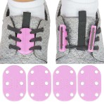 CLOSURES,SHOE,MAGNETIC,ANY TIE SHOE,TWO SETS W/ANCHOR CLIPS,PINK