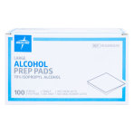Sterile Alcohol Prep Pads, 2-Ply, Sterile, 100/bx