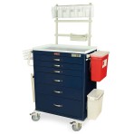 CART,ANESTHESIA,TALL,M-SERIES,PACKAGE,STANDARD WIDTH,6 DRAWERS,E-LOCK