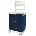 CART,ANESTHESIA,TALL,M-SERIES,PACKAGE,STANDARD WIDTH,6 DRAWERS,KEY LOCK