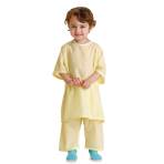 GOWN,PEDIATRIC,SOLID YELLOW,SMALL,DZ