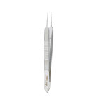 FORCEPS,CASTROVIEJO,SUTURE,4IN,1X2,0.35MM WIDE AT TIP
