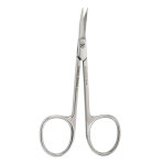 SCISSORS,CUTICLE,CURVED,STANDARD,STAINLESS,GERMAN,3.62IN