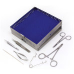 MICROSURGICAL INSTRUMENT KIT W/ CASSETTE AND MAT