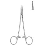 NEEDLE HOLDER,CRILE,SERRATED,5.87IN,GERMAN