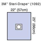 DRAPE,STERIDRAPE,SMALL.22" X 25",100 EA/CS