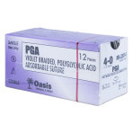 Oasis PGA Suture, Size 4-0, with NFS-2 Needle, 12/box, Veterinary Use Only