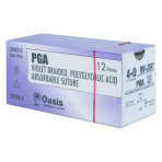 Oasis PGA Suture, Size 4-0, with NFS-2 Needle, 12/box