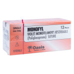 Oasis Monofyl Suture, Size  3-0, with  NFS-2 Needle, 12/box