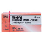 Oasis Monofyl Suture, Size  2-0, with  NFS-1 Needle, 12/box