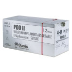 Oasis PDO Suture, Size 4-0, with NFS-2 Needle, 12/box, Veterinary Use Only