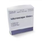 SLIDE,MICROSCOPE,FROSTED,72/BOX