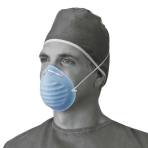 MASK,FACE,BLUE,CONE STYLE,1 BAND,LF, 300/CS