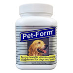 PET-FORM CHEW TABLETS, 50 COUNT