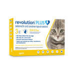 RXV ZOETIS REVOLUTION PLUS FOR CATS,2.8-5.5LB,GOLD LABEL (3 DOSE)