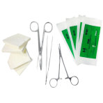 KIT,SURGICAL/SUTURE KIT,3 INSTRUMENTS,4 SUTURES,EACH