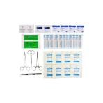 KIT,SURGICAL/SUTURE KIT,4 INSTRUMENTS,2 SUTURES,EACH