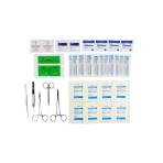 KIT,SURGICAL/SUTURE KIT,5 INSTRUMENTS,2 SUTURES,EACH