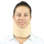 BRACE,NECK,CERVICAL COLLAR,4IN,FLEXABLE,UP TO 20.5IN,BEIGE,EACH