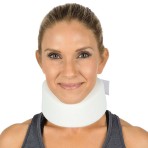 BRACE,NECK,CERVICAL COLLAR,4IN,CONTOURED,UP TO 20.5IN,WHITE,EACH