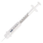 Medline Insulin Syringe with Needle, 1/2mL 29g x 0in.