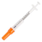 Medline Insulin Syringe with Needle, 1/2mL 29g x 0in.