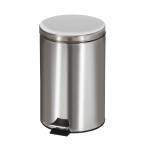 RECEPTACLE,WASTE,STAINLESS STEEL,ROUND,20QT,EACH