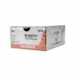 SUTURE,MONOCRYL POLIGLECAPRONE 25,4-0,RB-1,27IN,UNDYED,36/BX
