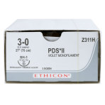 Ethicon PDS II Suture, Size 3-0, SH-1, 27 in., 36/Box