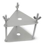 Clamp, condyle, triangular stainless steel