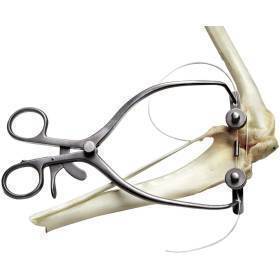 Suture, cruciate repair tension clamps
