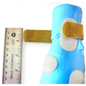 Splint, strap hook for thermoplastic splints w/velcro