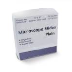 SLIDE,MICROSCOPE,PLAIN,72/BOX